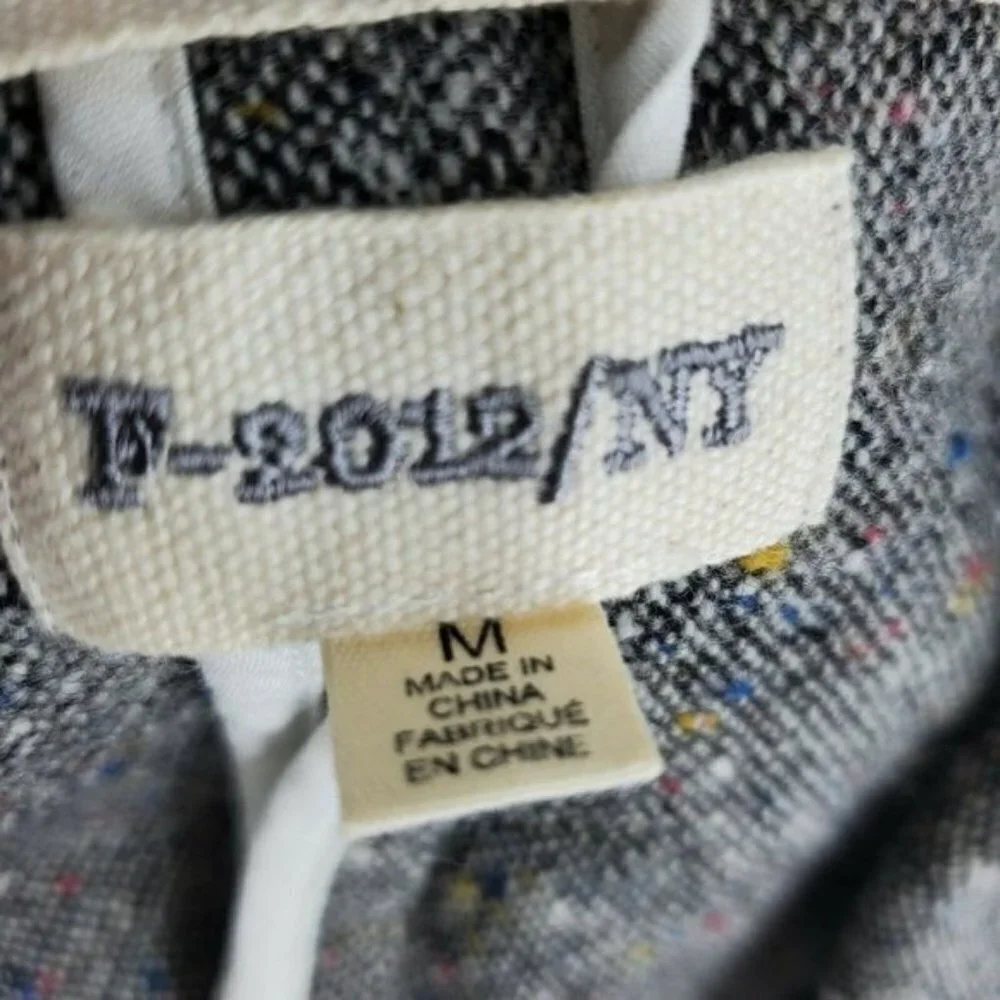 Barque New York Men's Speckled Tweed 3 Pocket Jacket Blazer Gray Size Medium‎ - Picture 7 of 8